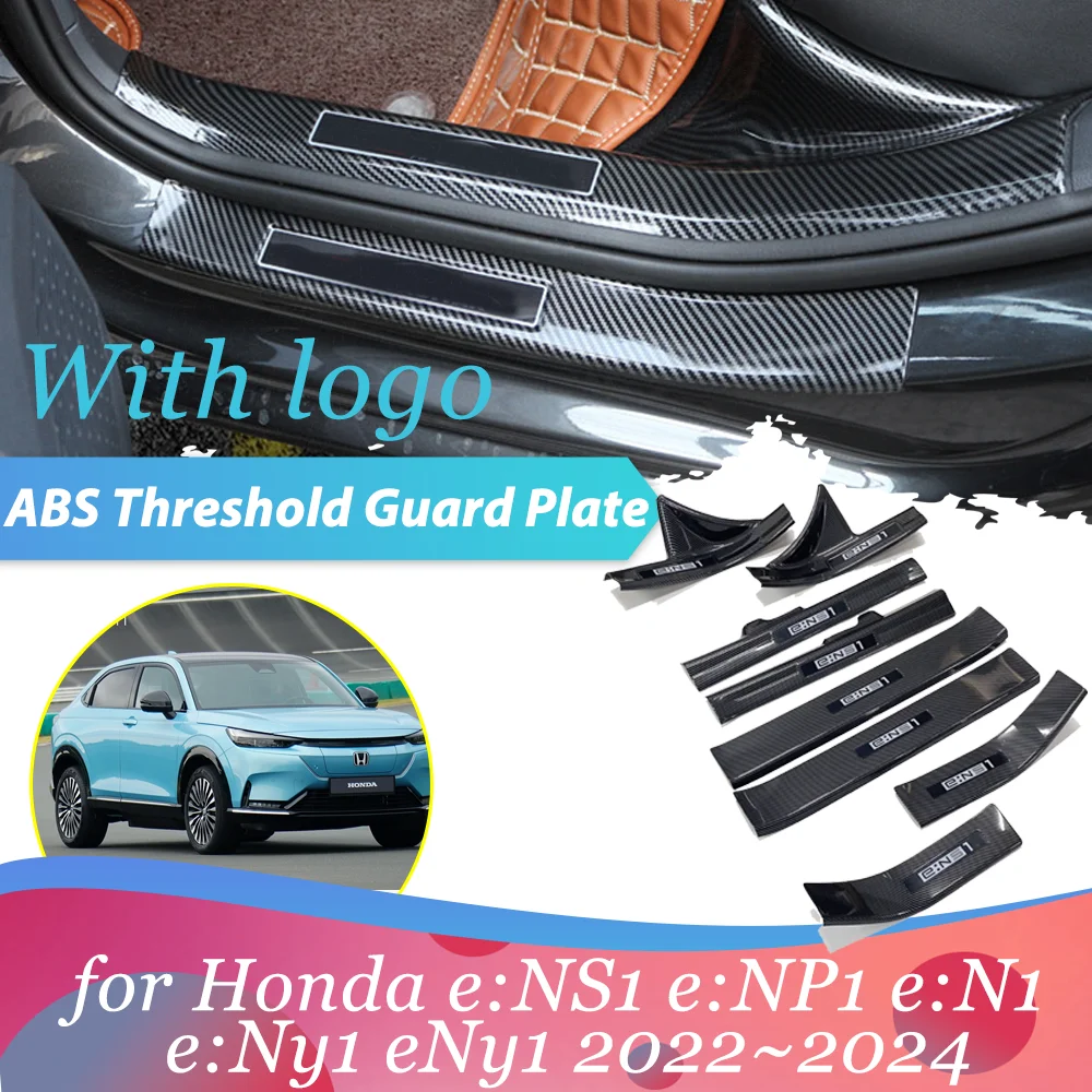 

Автомобильная педаль приветствия для Honda e:NS1 e:NP1 e:N1 e:Ny1 eNy1 2022 ~ 2024 накладка на порог, накладка на порог, аксессуары