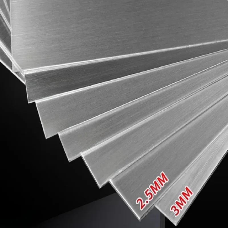 Plaque en tôle d'acier inoxydable 0.1mm 0.15mm 0.2mm 0.3mm 0.4mm 0.5mm 0.8mm 1mm 1.5mm 2mm 3mm 4mm