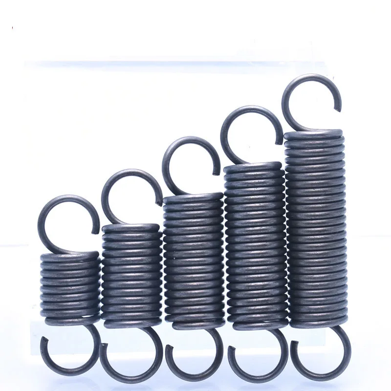 Single Hook Opening Small Tension Spring Spring Steel Stretch Spring Wire Diameter 1mm 2mm OD 5mm 18mm 20mm Length 25mm To 70mm