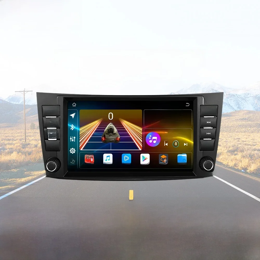 Hizpo 8 "Autoradio Audio Für Mercedes Benz E-Klasse W211 W463 W219 W209 Carplay Stereo 2 Din Android 13 multimedia-Player 8 + 128G