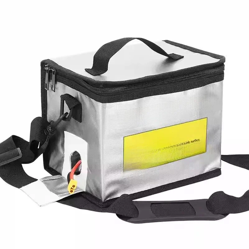 Lipo Batterie Sicherheitstasche Tragbare explosionsgeschützte feuerfeste Aufbewahrungstasche mit Safe Guard 215x145x165mm für RC Drone Auto Modell Teil