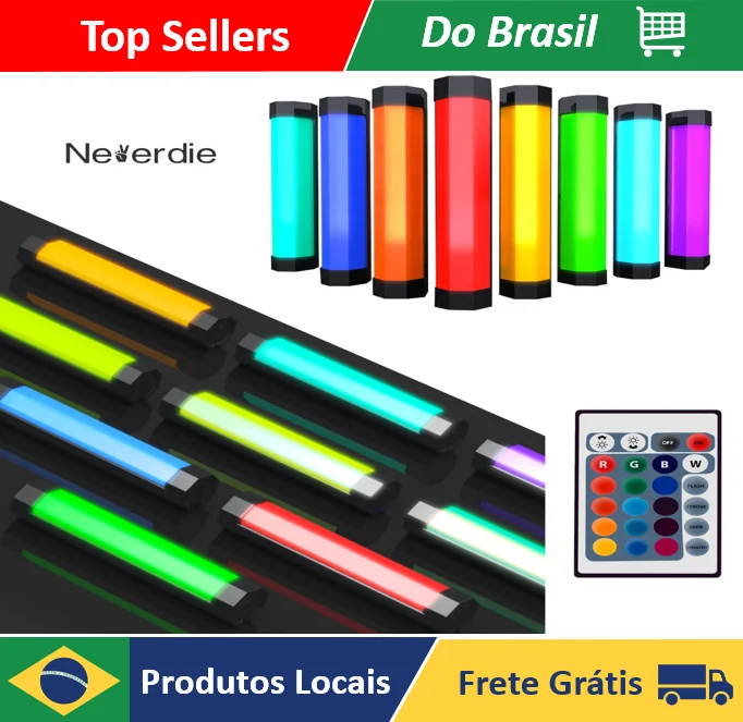 Mini Bastao Rgb Led Light Lamp Portable Fill Photography Rechargeable-Neverdie Store