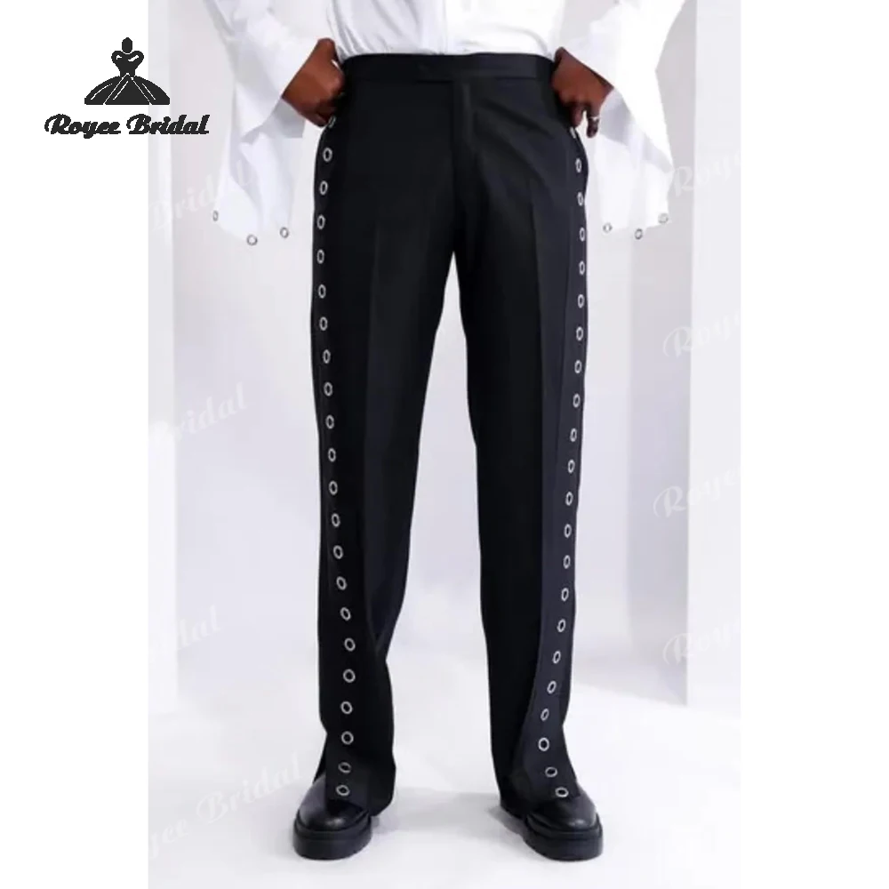 العيينة زر قطعتين الذروة التلبيب الرجال دعوى الزفاف 2026 أنيق المخملية مساء بدلة عمل مخصص trajes الفقرة hombre