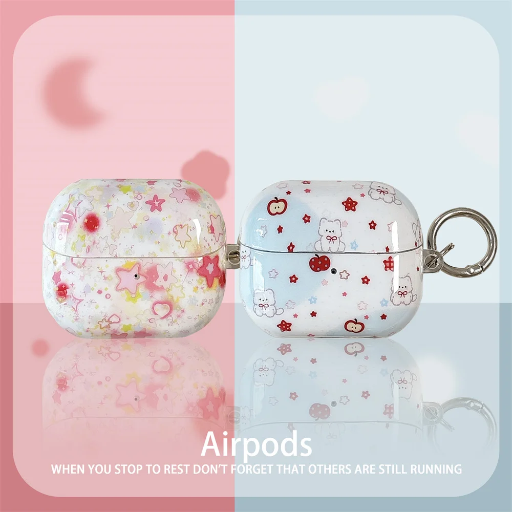 

Creative pentagram Apple series suitable for Samsung Buds3/3pro headphone cover, IMD soft shell fully wrapped design