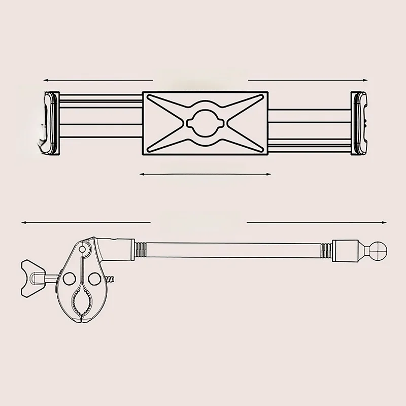 AliExpress JETTING Tablet Holder Bike Mount Fit 4-13" IPad Phone For Peloton Treadmill, Upgrade Goosencek Clamp Mount For Spin Bike