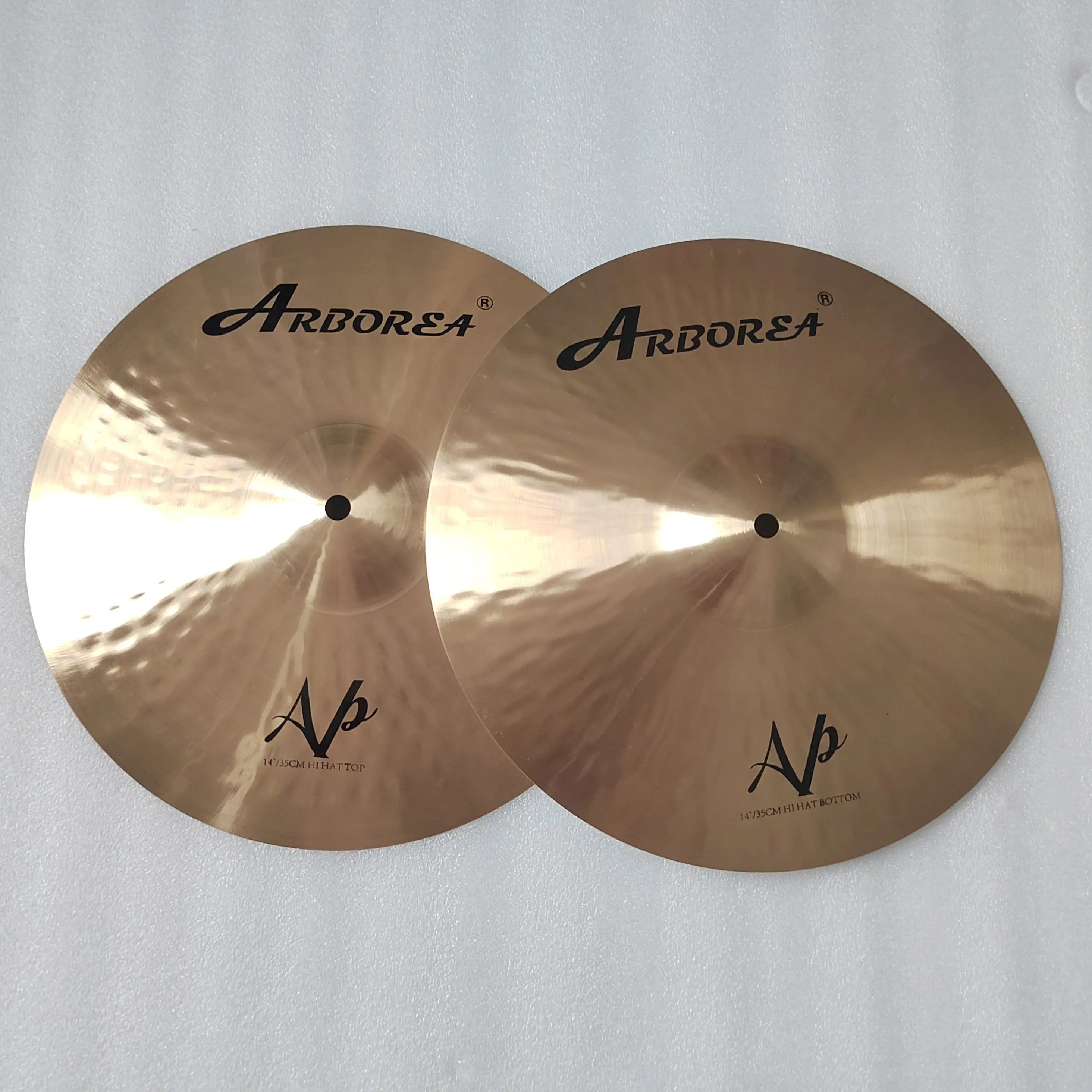 Arborea Cymbal, AP Series, 14”Hi-Hat+17“Crash+19”Crash+22“Ride+Bag, for Drummers, Handmade Cymbal
