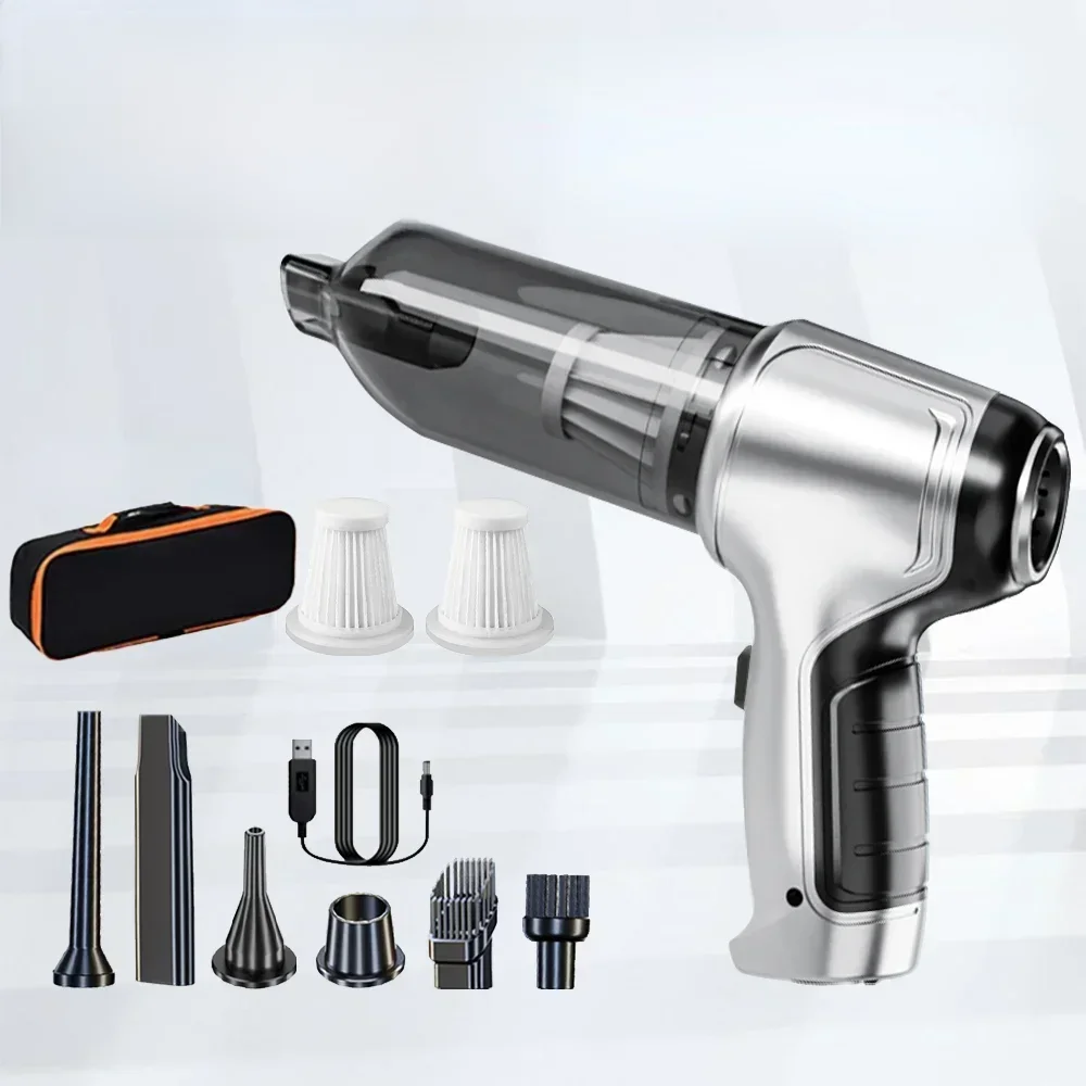 95000PA Car Vacuum Cleaner Wireless Powerful Cleaning Machine Auto Robot Car Accessories Home Appliance Strong Suction As Gift