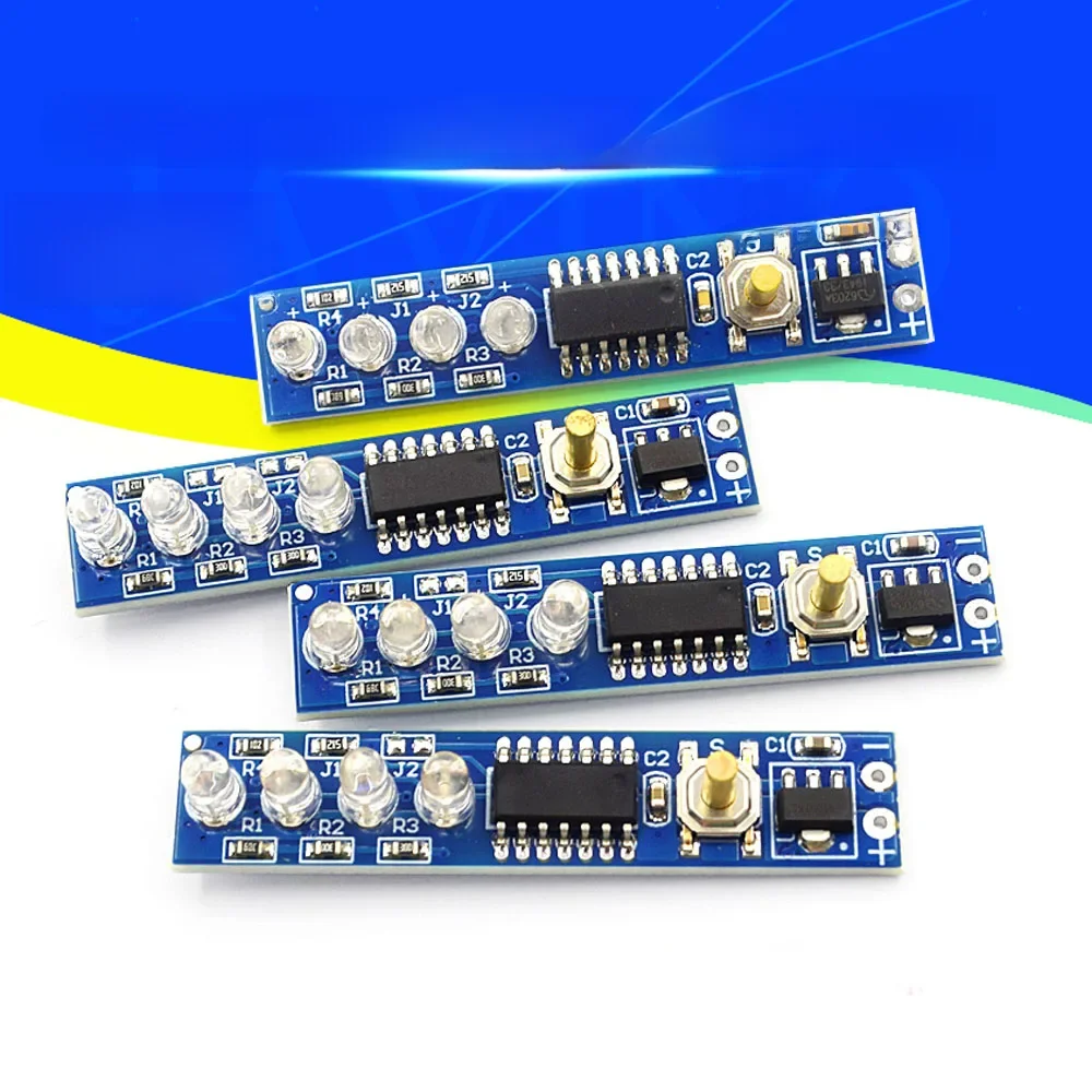 1/5/10szt 1S 2S 3S 4S Pojedynczy moduł wskaźnika pojemności baterii litowej 3,7V 18650 Procentowy tester poziomu mocy Wyświetlacz LED — zdjęcie 2