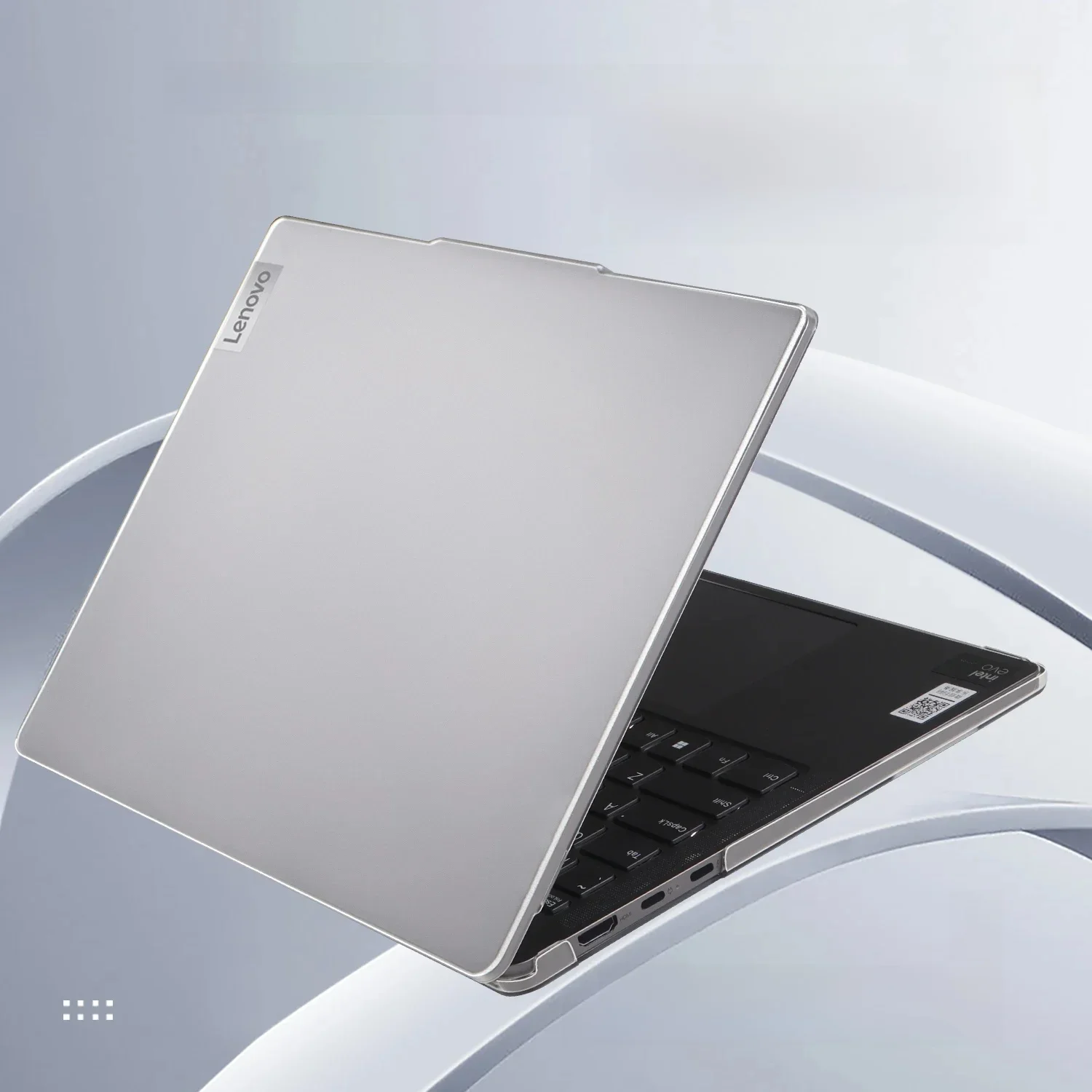 Matowe, przezroczyste etui na laptopa Lenovo 2024/2023 IdeaPad Pro 5 14 cali, twarda obudowa ochronna do modeli 14IMH9/14AHP9/14IRH8/14ARP8 — zdjęcie produktu 6