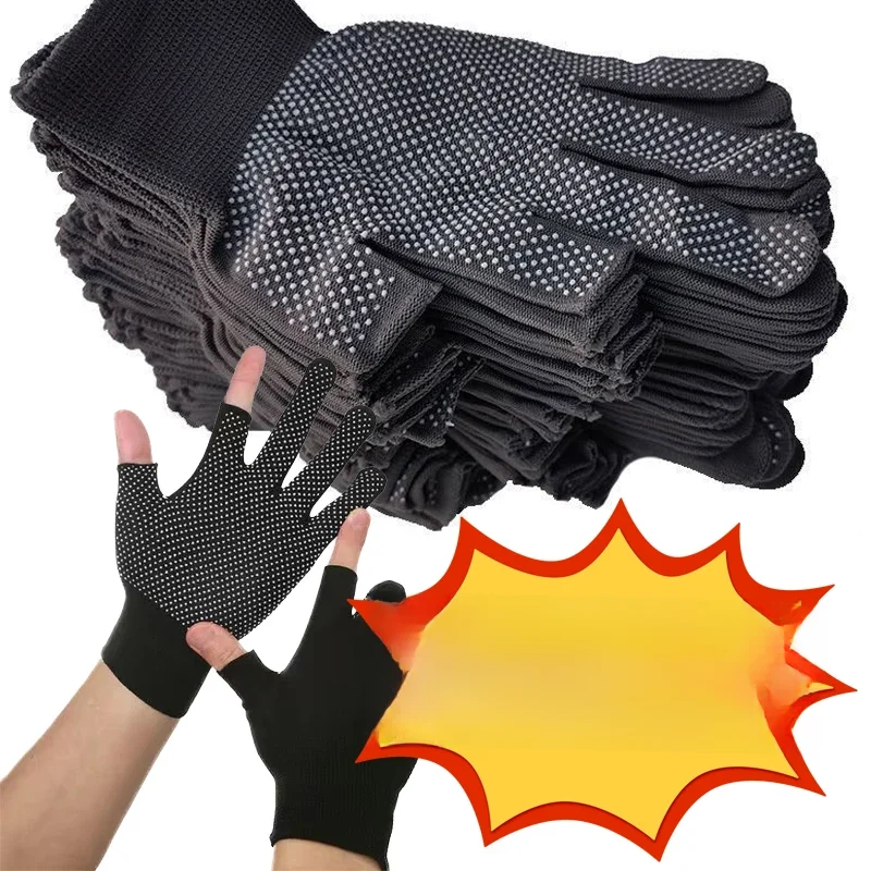 AliExpress NONE 1/5/10Pairs Cycling Gloves Non-slip Touchscreen Half Finger Gloves Nylon Summer Outdoor Fitness Breathable Motorcycle Gloves