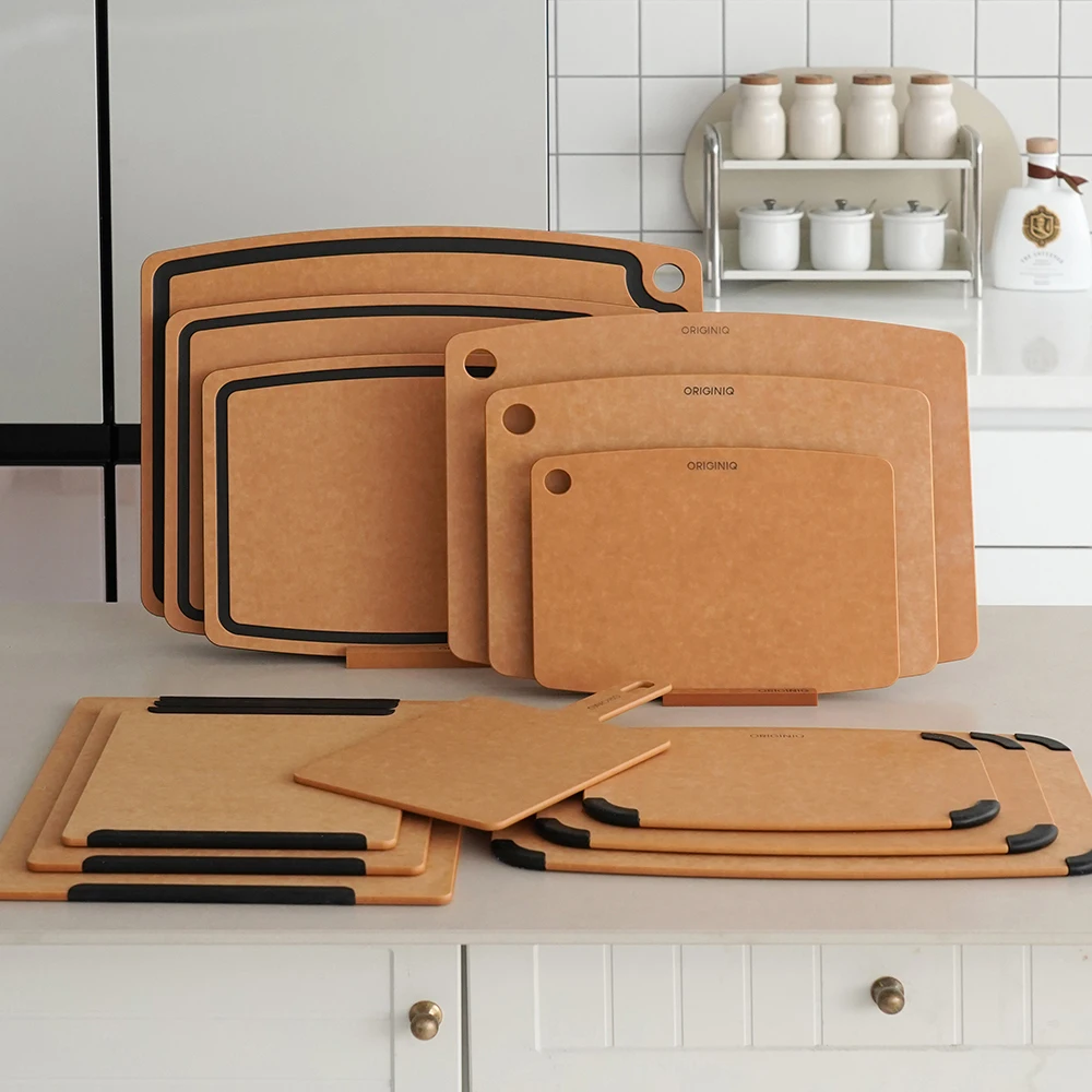 3 types of wood compression cutting board/non-slip resistant to scratches