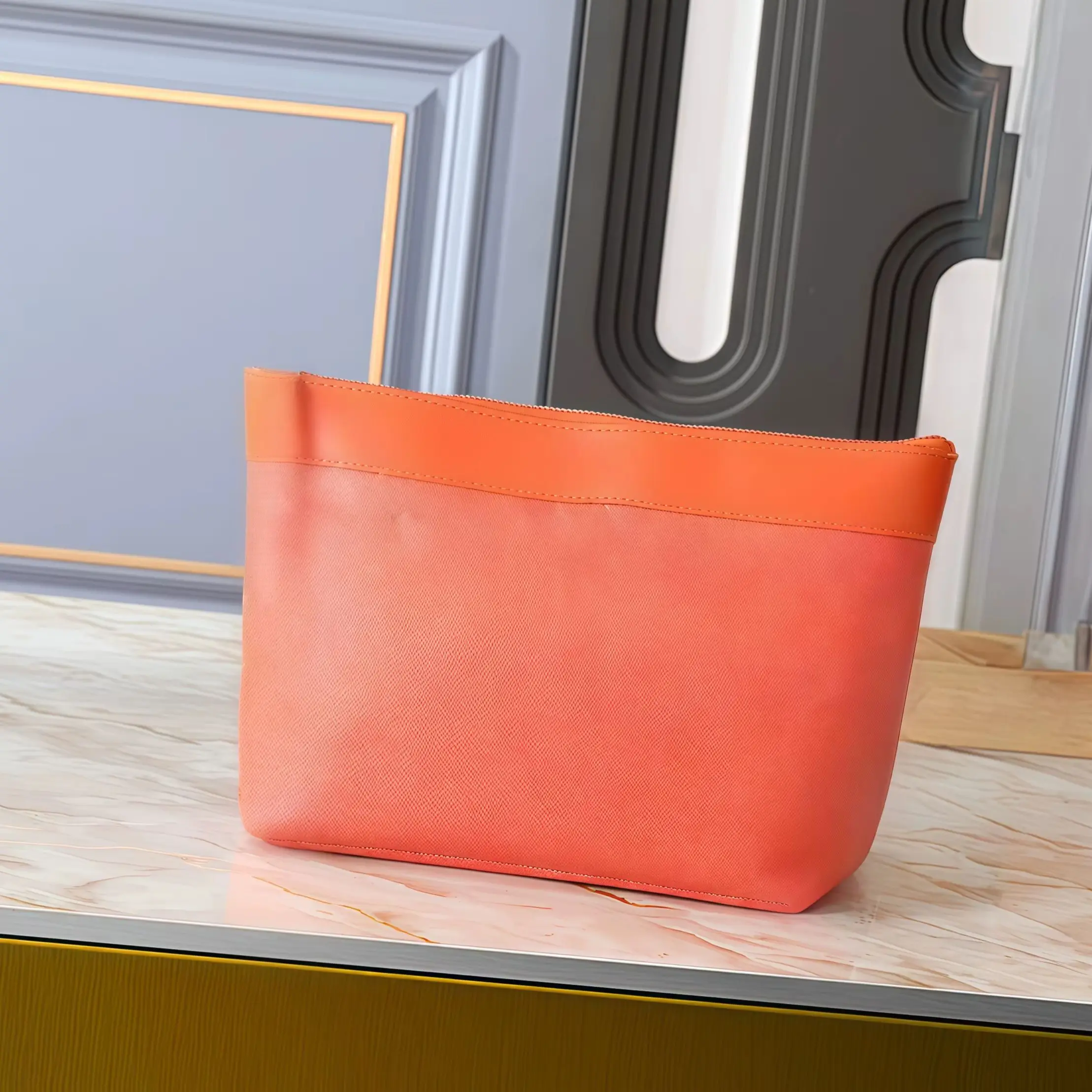 

2026 New Women's Handbag, Available in Ten Colors, Classic Orange Style, Large Capacity Crossbody Bag, 30 x 21 x 7.5 cm