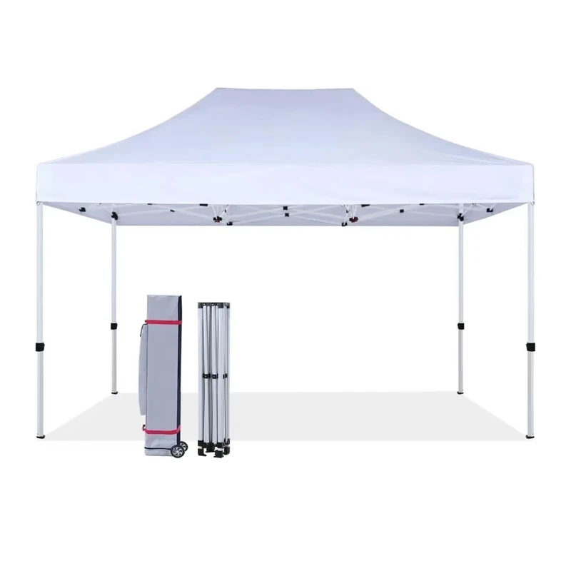 10x15FT Up Canopy Tent Outdoor Heavy Duty Commercial Sun Shelter, White