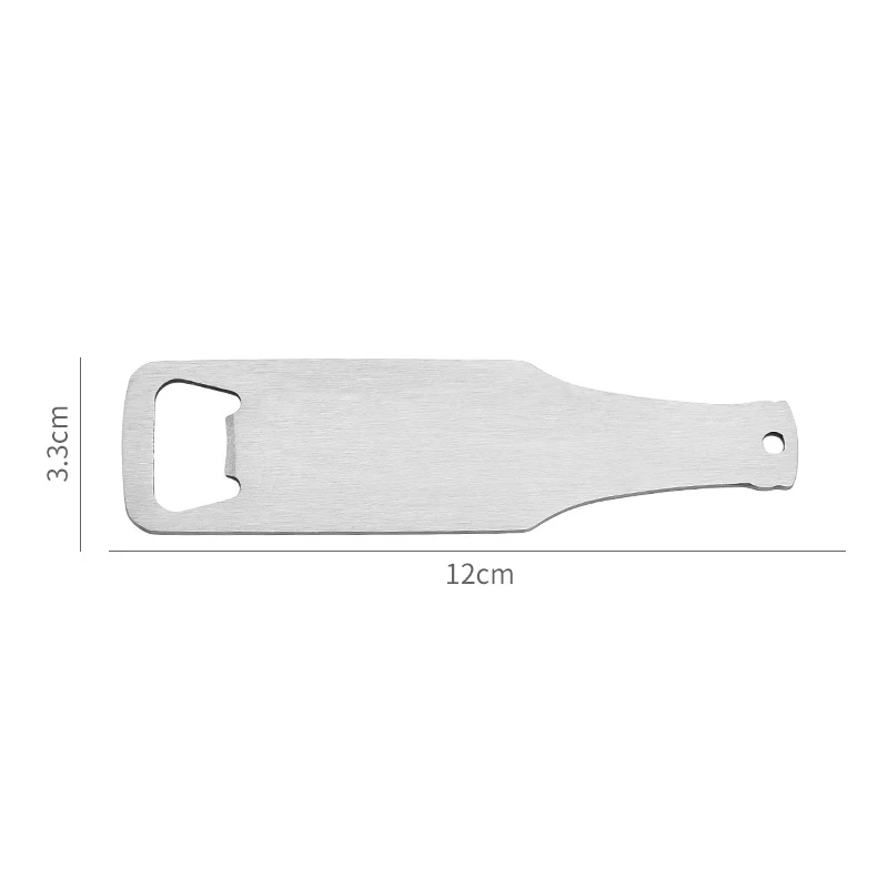 Creative Metal Bottle Cap Opener Portable Stainless Steel Beer Bottle Opener, Customized Company Promotional Gift, Kitchen Tool