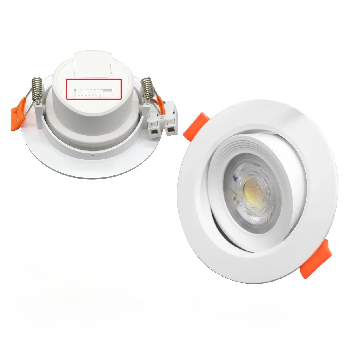 1-10 stks LED Kleurverandering 3 CCT 3000 K 4000 K 6000 K LED Plafondspot ingebed licht 7 W AC 110 V 220 V Aanpassen 90 °   verlichting Spot - afbeelding 2