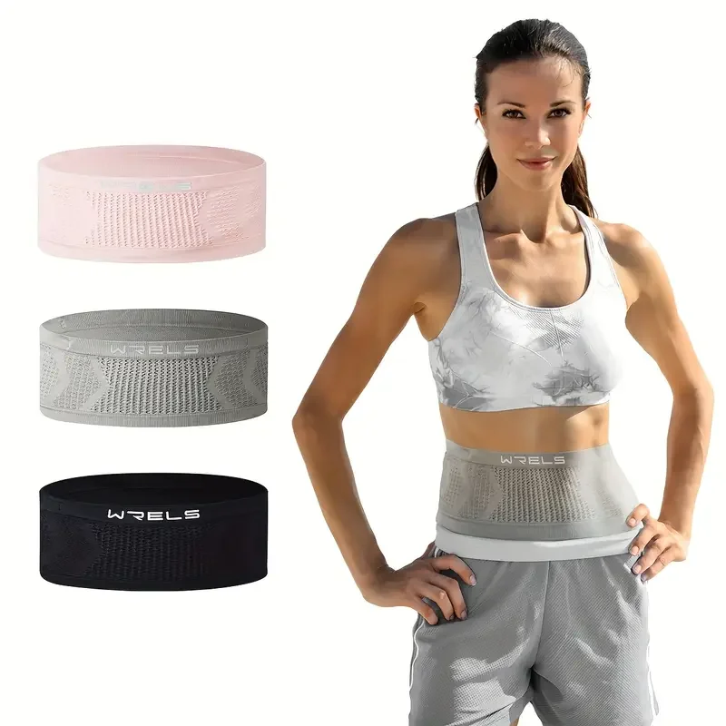 

WRELS Invisible Waist Bag Lightweight Breathable Elastic Running Phone Bag Foldable Gym Waist Belt Bag Portable Cycling Bag