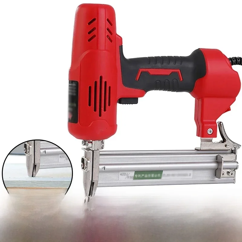 Pistolet à clous électrique 2600W, outil de bricolage, meubles, cadre en bois, électronique, N64.menuiserie, construction, calcul, travail des ongles