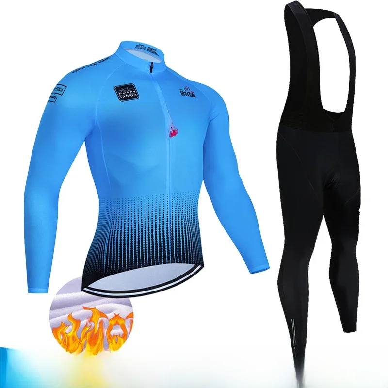 AliExpress Tour De Italy D'ITALIA Cycling Clothes Men's Blouse Uniform Costume Bike Fleece Jersey Sports Set