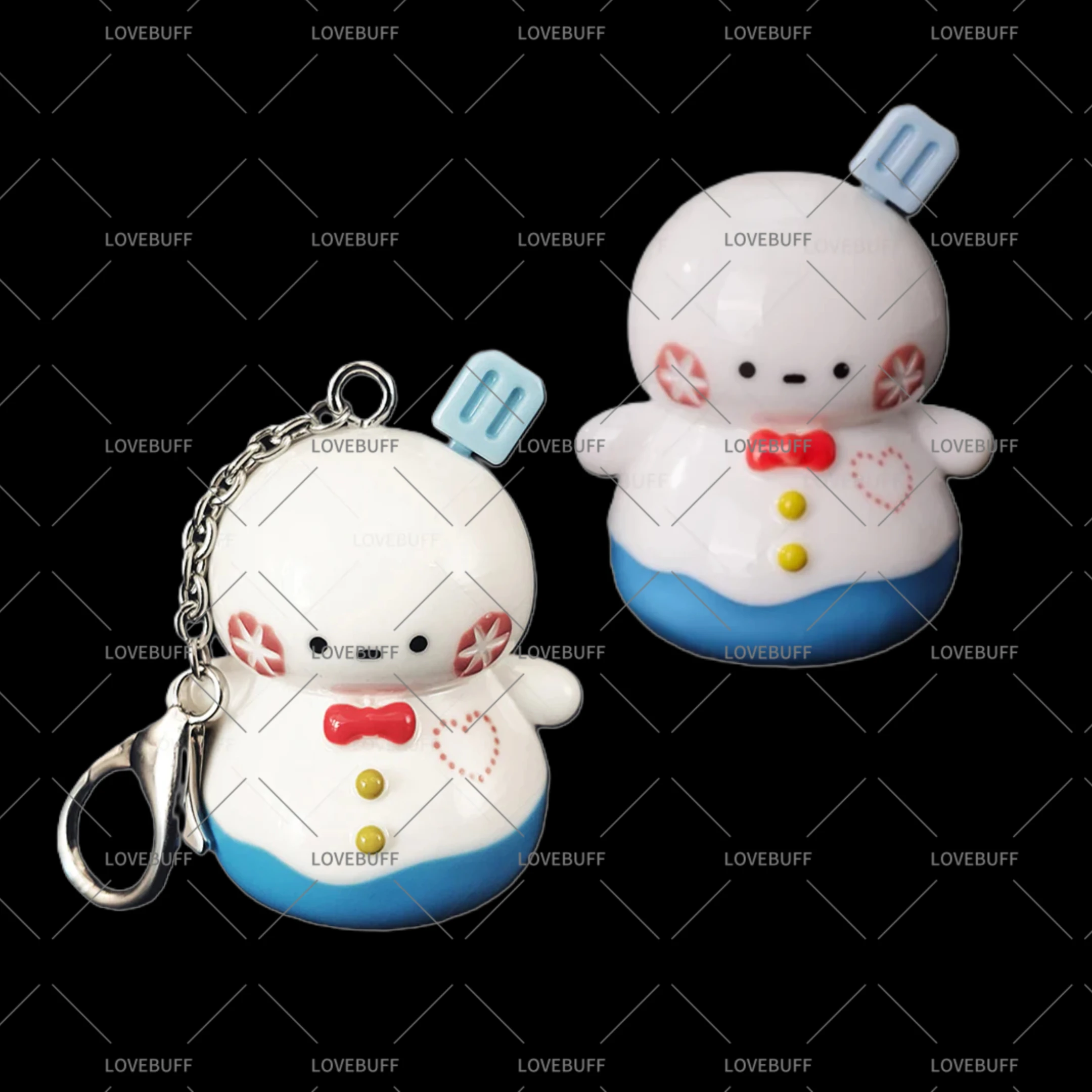 LOVEBUFF LAD Zayne Happy Snowman Keychain Pendant Bag Charm Desktop Ornament Decor