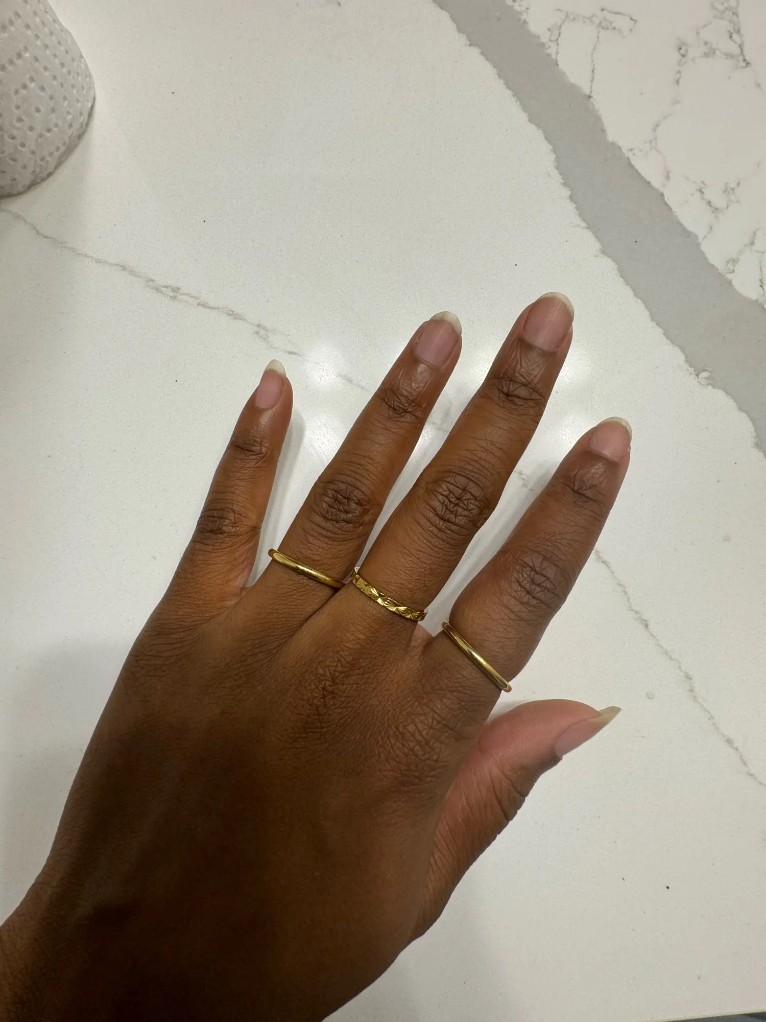 18K Gold Plated Stainless Steel Ring photo review