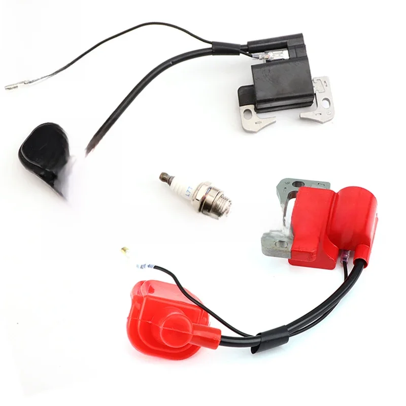 AliExpress NONE Red/Black Ignition Coil with L7T spark plug for 43cc 47cc 49cc Mini Quad Pocket Dirt Bike ATV 2-Stroke Engine Accessories