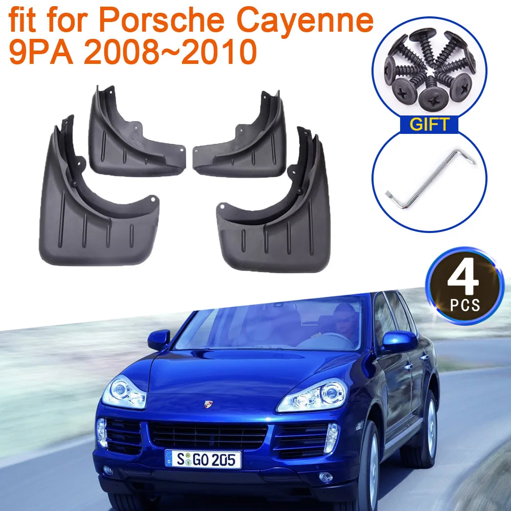 

Брызговики 9PA 2008 2009 2010 для Porsche Cayenne, защита от брызг, модернизация передних и задних колес, аксессуары для стайлинга автомобиля 957