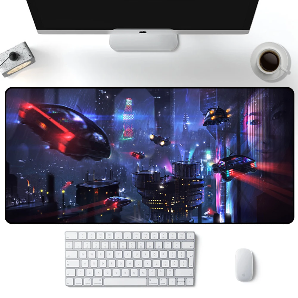 Blade runner 2049 mouse pad grande gaming mousepad pc gamer xxl computador escritório mouse tapete teclado tapete de mesa portátil mausepad