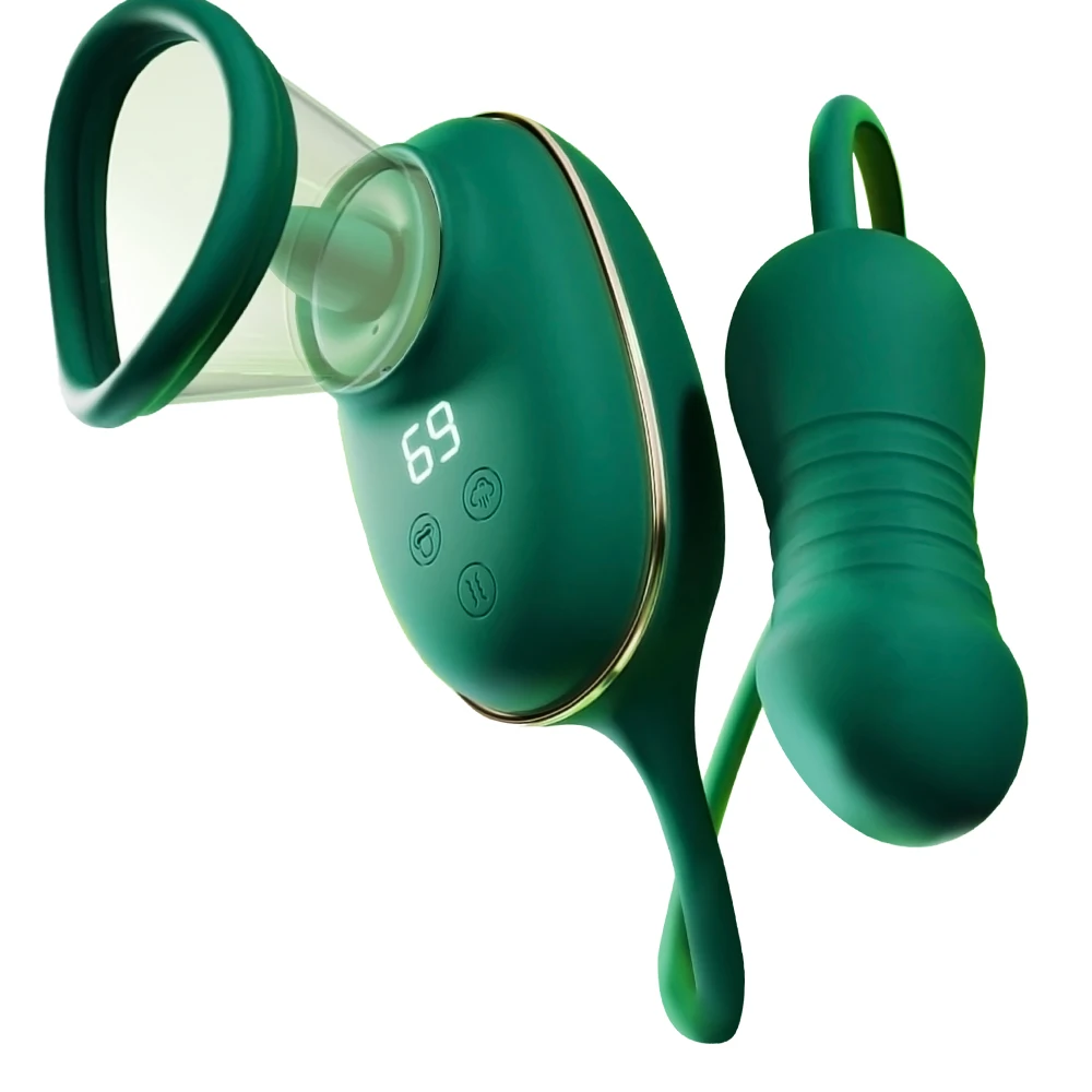 Juguete sexual para adultos, vibrador para lamer 3 en 1, 3 modos de succión, estimulación del clítoris, masturbador de empuje extensible adecuado para mujeres