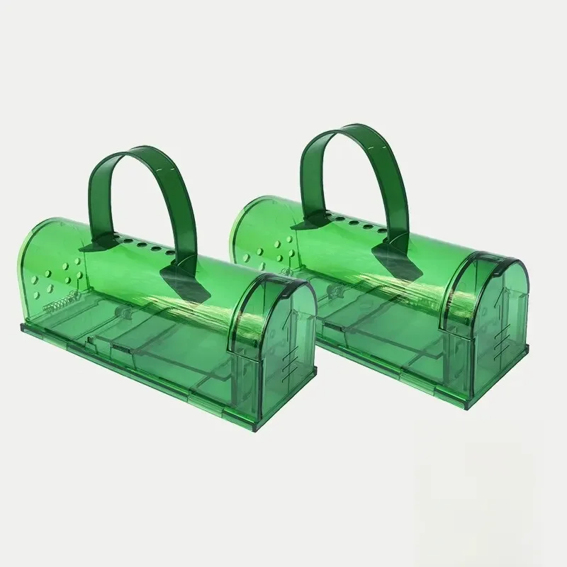 2 STUKS Plastic Muizenval Slaapkamer Keuken Magazijn Muizenval Met Handvat Gemakkelijk Vang Ratten Hoge Gevoelige Pedaalval - afbeelding 2