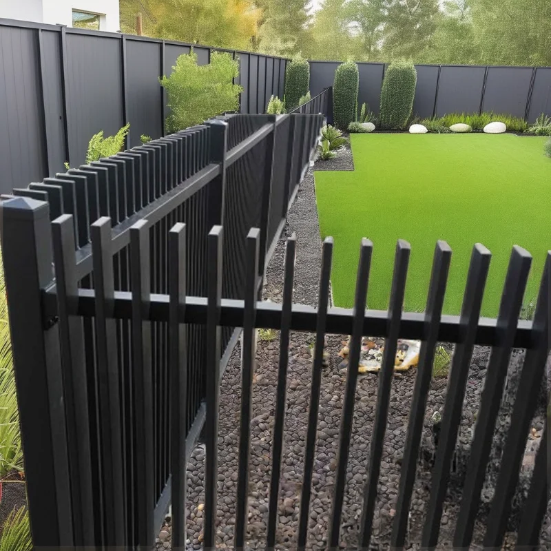 The King of Cost-Effectiveness for Modern Courtyards! Vertical Aluminum Alloy Fence Powder Coated Metal Plate