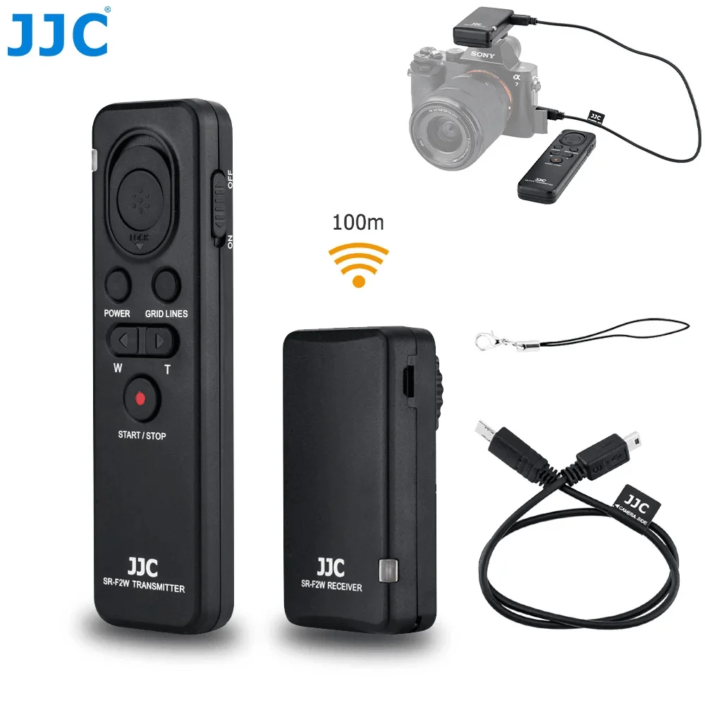 JJC RMT-VP1K Wireless Remote Control Timer Shuter Release for Sony ZV-1 A7IV A7III A7 IV III A7R V IV A6600 A6500 A6400 A6300