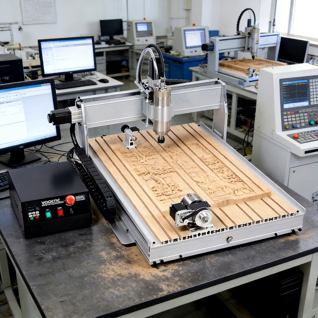 LY 8060Z Engraving Machine 1500W/2200W Engraving and Milling Machine 3axis 4axis Cutting Machine for PVC PCB Wood CNC Engraver