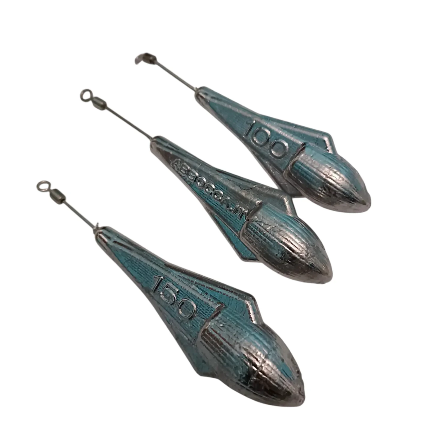 Lote 8 plomos BombRock disponibles en 100-125-150gr especial piedra rockfishing