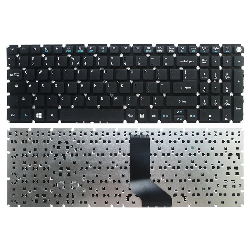 Angielski klawiatura do Acer dla serii Aspire E5-573 E5-573T E5-575 E5-573TG E5-573G LV5T_A50B klawiatura laptopa US — zdjęcie 2
