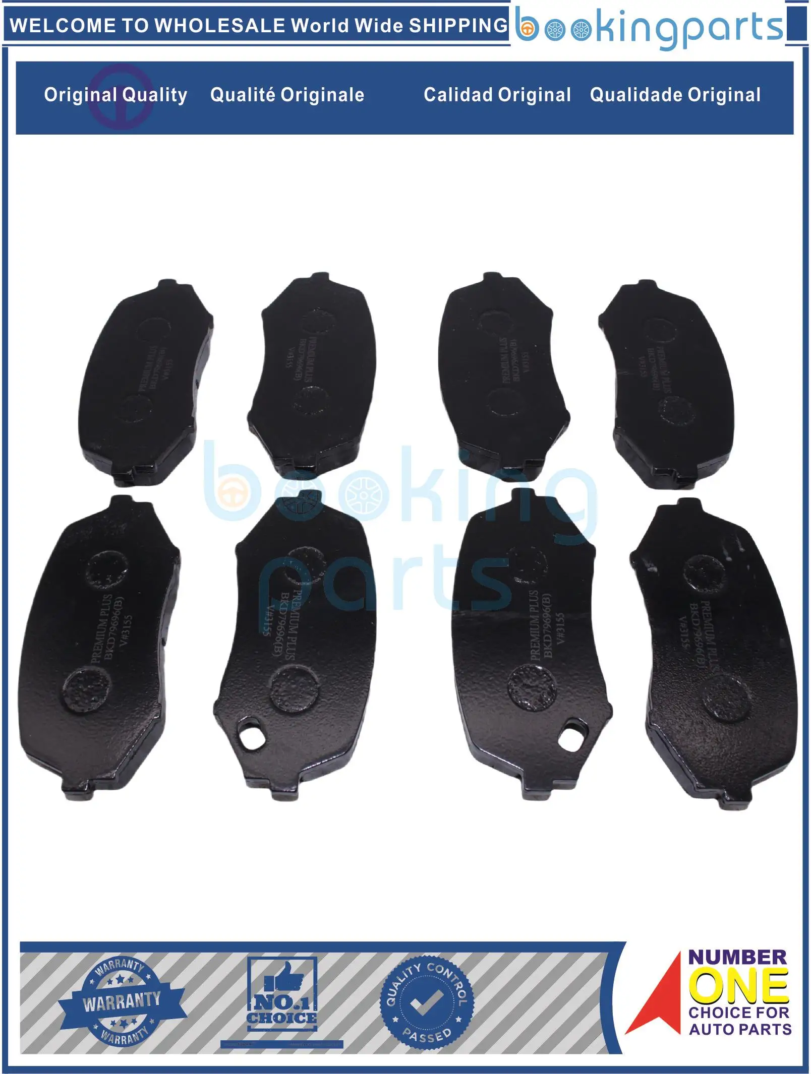 BKD79696(B),D6137M-02,D6137M02,MK584462[B],MK584462 Brake Pad For MITSUBISHI CANTER 04-12 FE70B FE73B FE82DE 4M42 4M42T 4M50