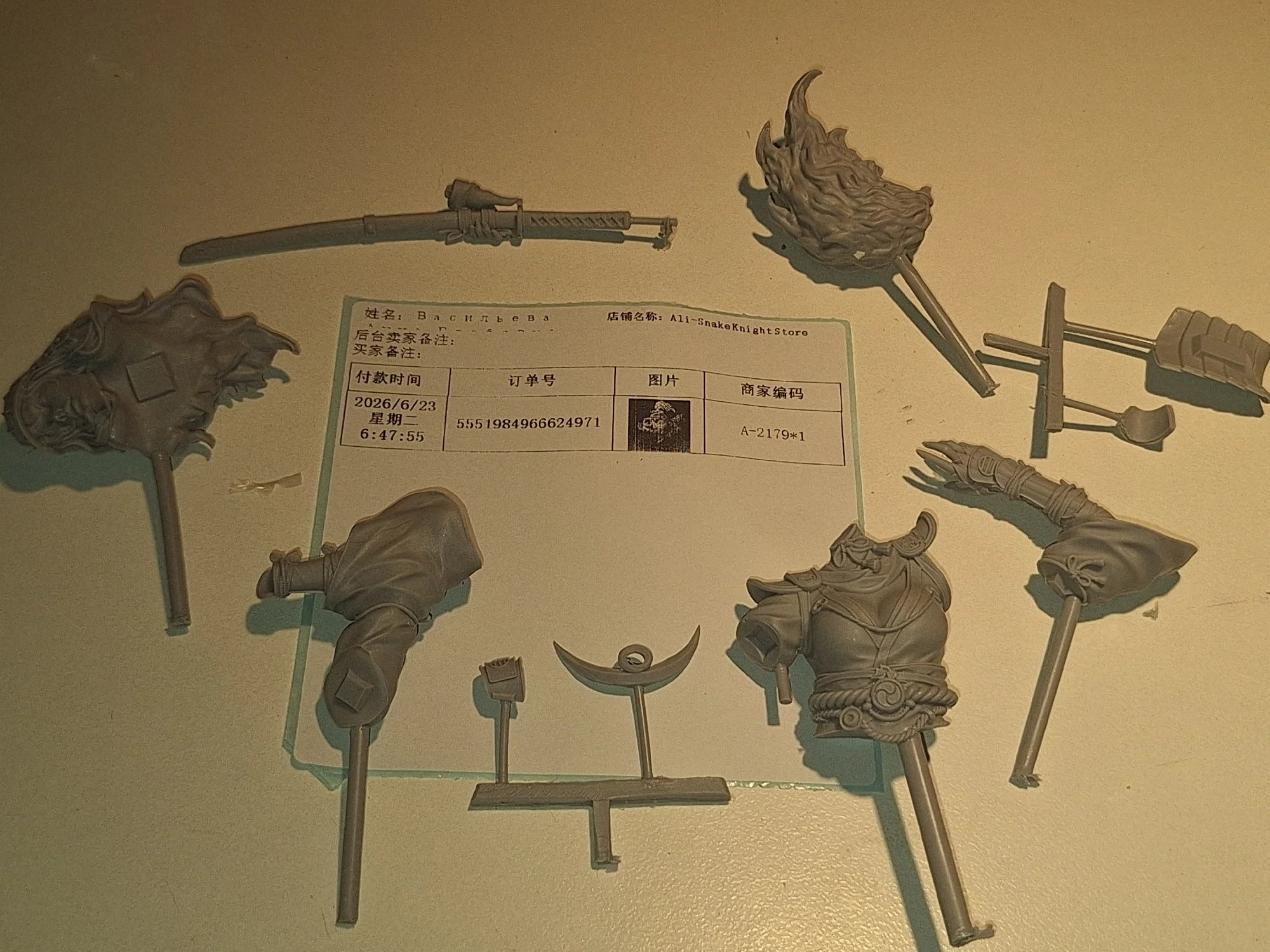 Buyer photo of this resin kit