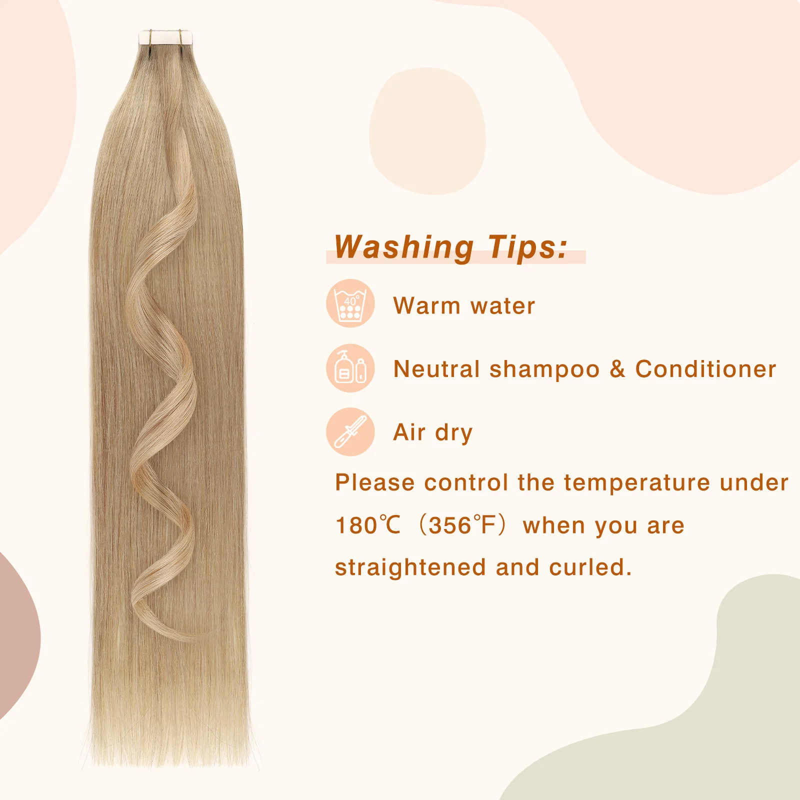 Sixstarhair fita em extensões de cabelo humano 50g 20 pçs 16'18'20'22' 100 real remy fita de cabelo humano extensões de cabelo para mulher