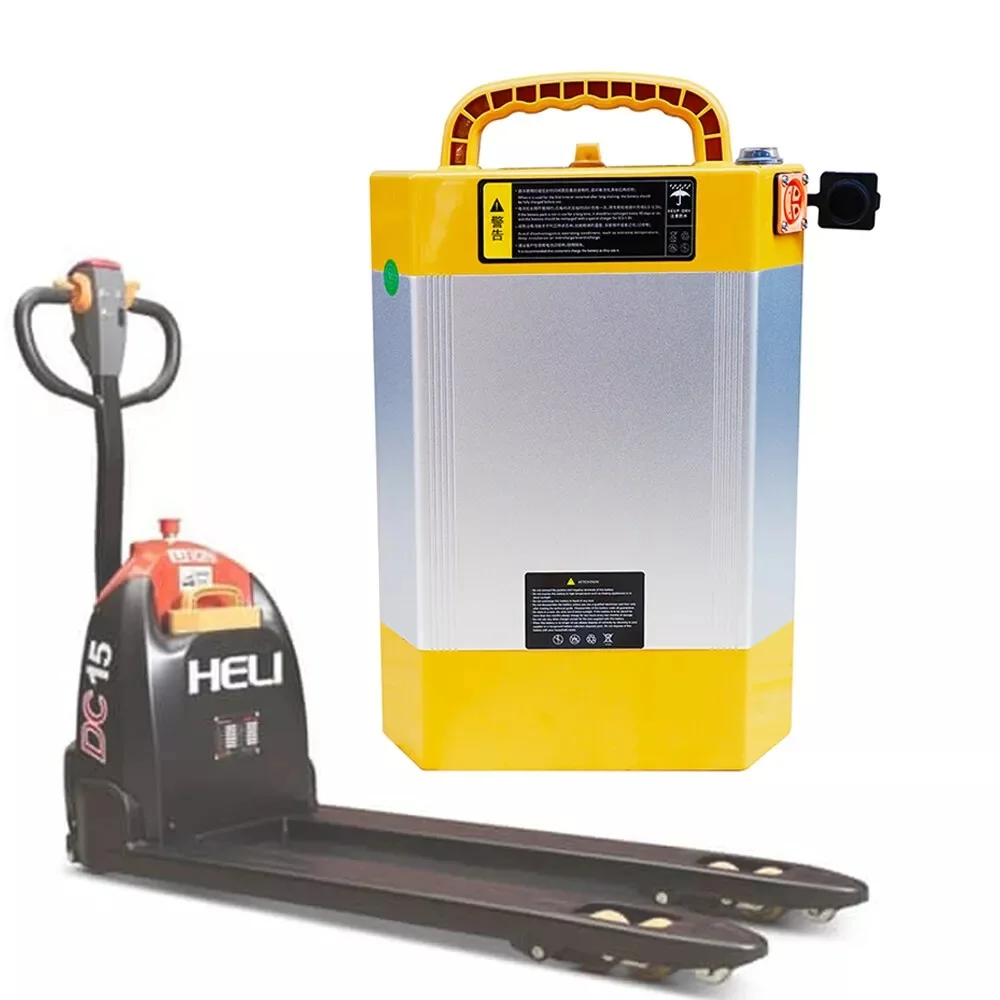 

24V 28Ah Yellow Lithium Battery for 2025 HELI Electric Forklift Pallet Jack CBD15J-LI2 /CBD18J-LI2 LiFePO4 Lithium Battery
