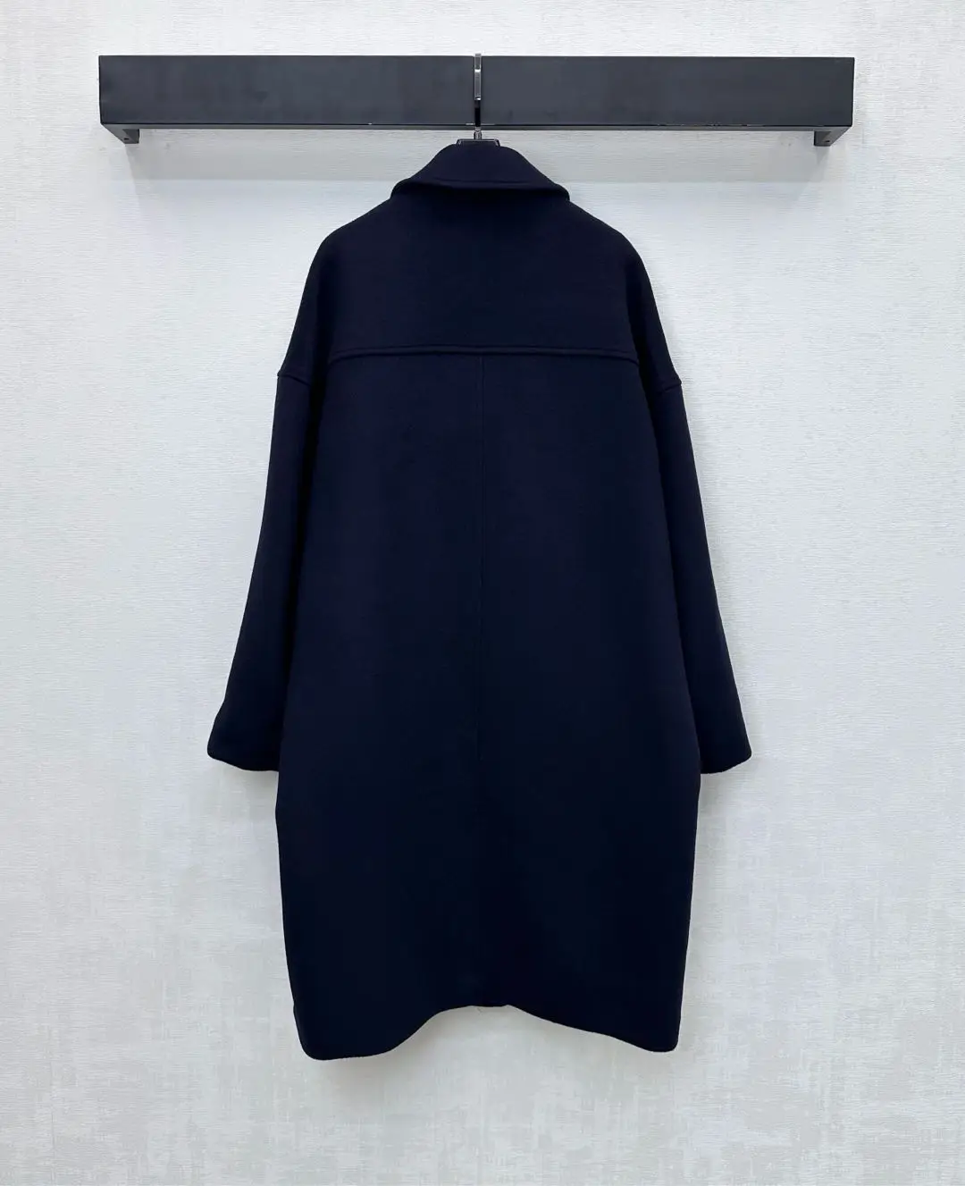 

2025 New Style Women's Collared Long Woolen Tweed Coat Jacket 5D34