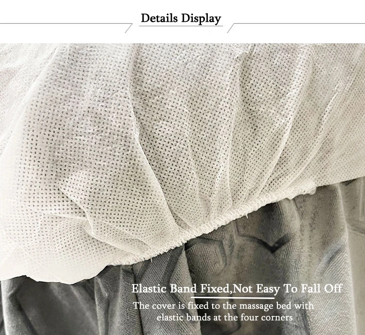 Sábanas elásticas desechables de 100x215cm, telas no tejidas, funda de colchón transpirable, ropa de cama Spas para saló