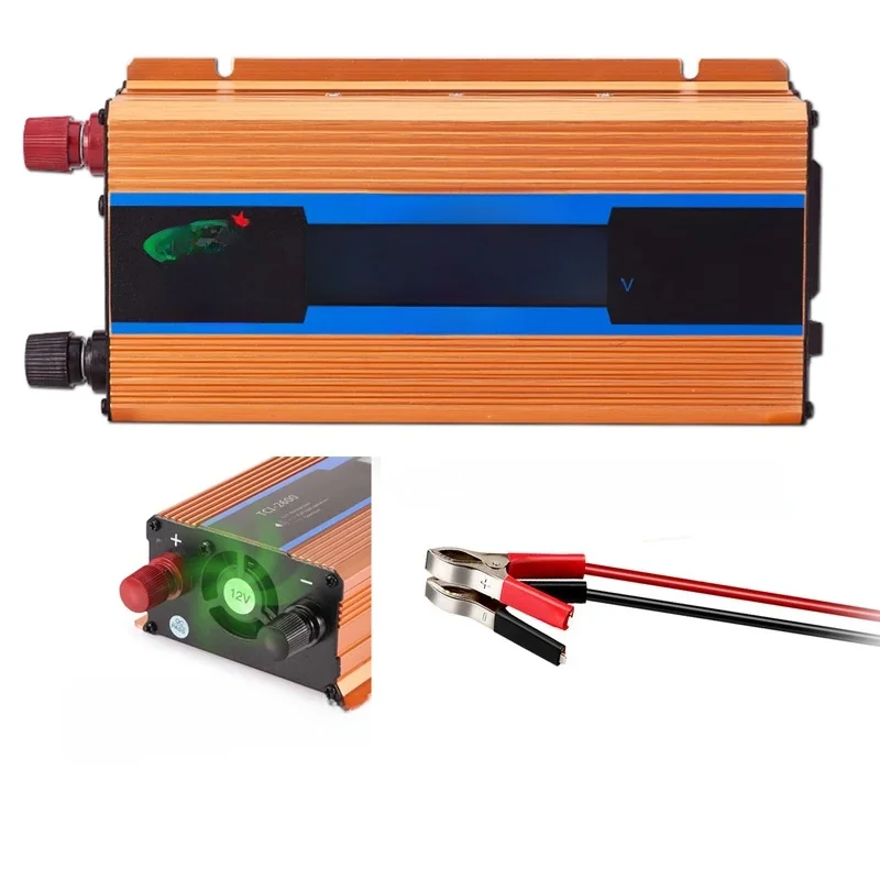 Professional Car Inverter 1200W DC 24 V to AC 220 V Power Inverter Charger Transformer Vehicle Power Inverter Power Switch