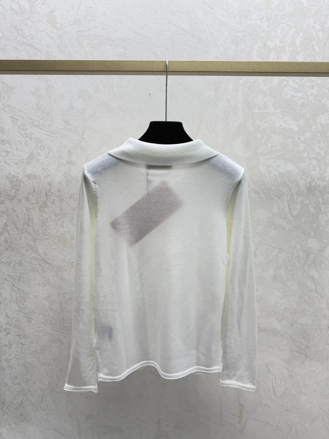 

25 Autumn/Winter New High end Quality Knitted Shirt for Women's Trendy Fashion Bottom Shirt