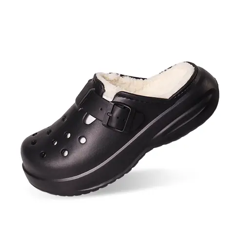 여성 키높이 무중력 리커버리 쿠션 겨울 털 슬리퍼