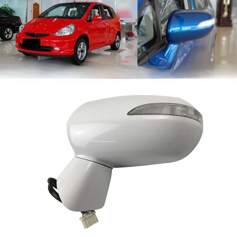 Bez farby DCGO wyświetlacz tyłu samochodu zewnętrzna strona lustro dla HONDA FIT JAZZ CITY 2003 2004 2005 2006 2007 2008 — zdjęcie 2