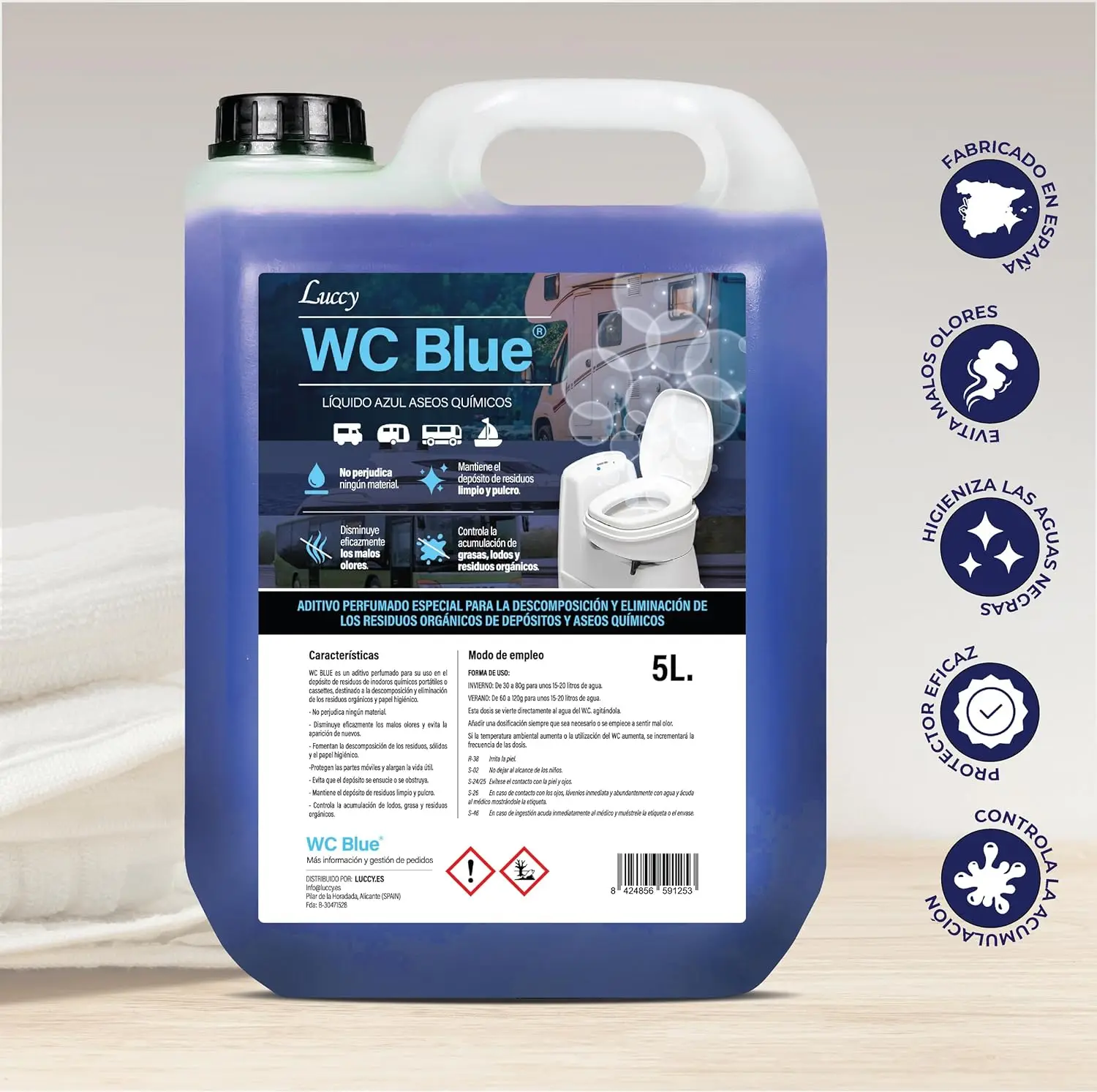 Chemical additives Packs for WC and water treatment | Chemical portable WC