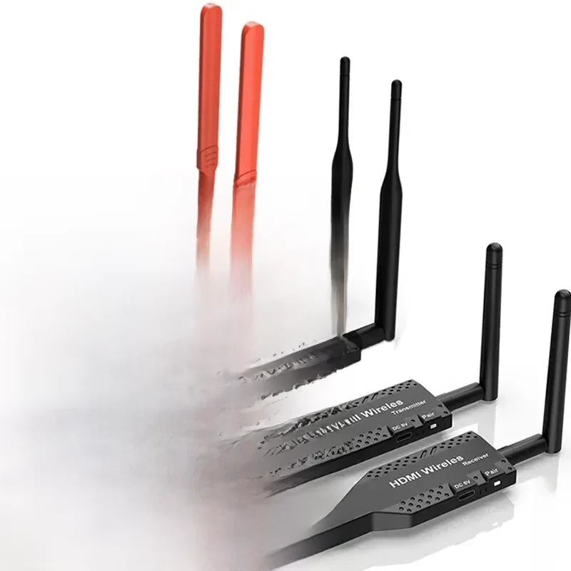 Bezprzewodowy przedłużacz HDMI 1080P 150m, 1 nadajnik do 4 odbiorników, transmiter i odbiornik wideo do PS4, kamery, laptopa, PC do TV, monitora — zdjęcie 2
