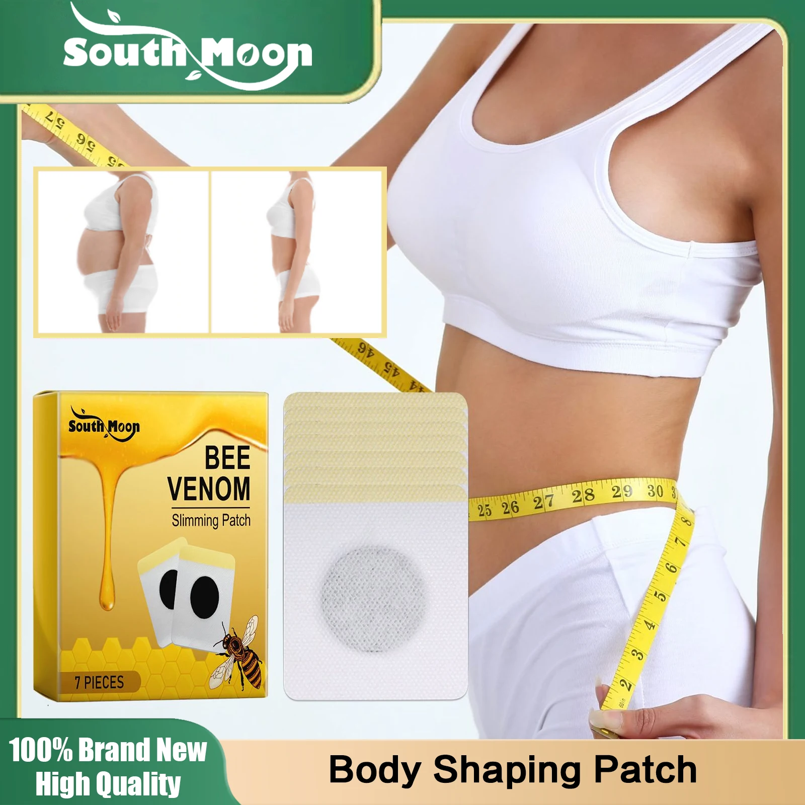 Body Shaping Patch Cellulite Fat Burning Thinner Abdominal Waist Legs Arm Lose Weight Increase Metabolism Detox Slimming Sticker