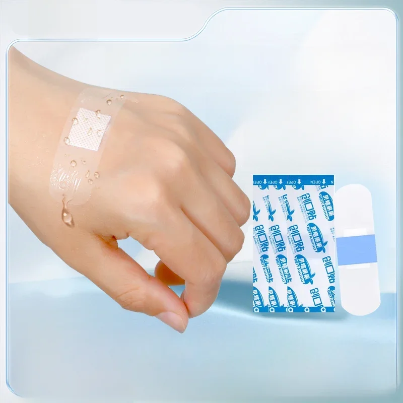 Band-aid impermeável, transparente, invisível, hemostático, respirável, anti-desgaste, 120 pcs