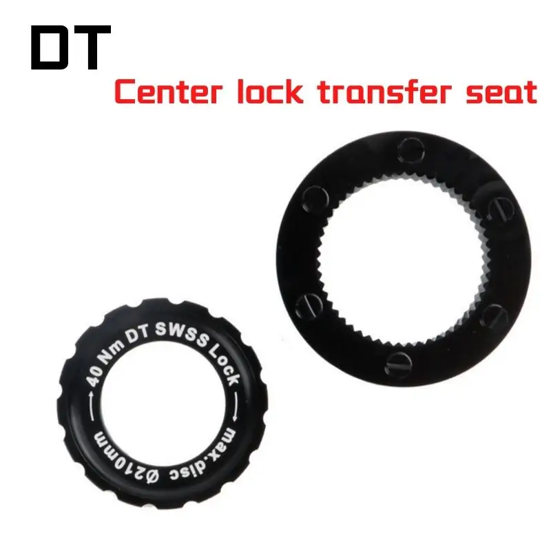 DT Bicycle Centerlock to 6-Hole Adapter Mountain Bike Hub Center Lock Conversion 6 Bolt Disc Brake Rotor Gym Cycling Accessories