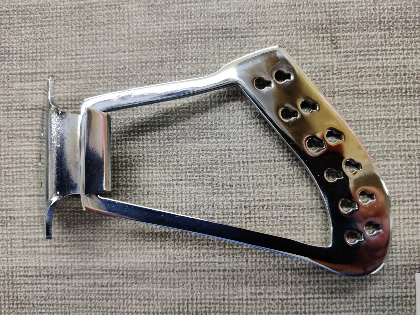 12-String Harp Tailpiece + Bracket to Replace R TP for Rickenbacker Guitar